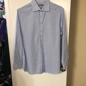 Slim Fit blue dress shirt